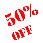 50% OFF SALE